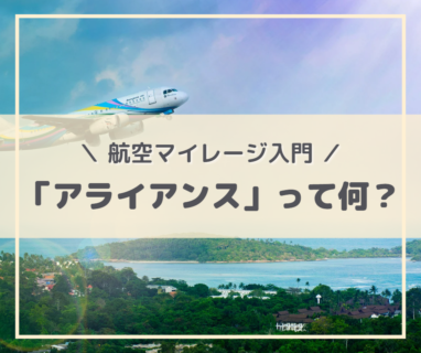 「アライアンスってなに？」～航空マイレージの基礎知識！初心者でもゼロからわかります。